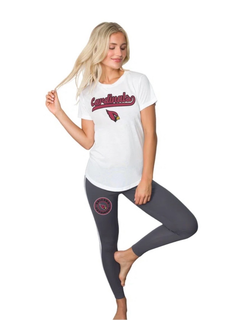 Arizona Cardinals Concepts Sport Women's Sonata Top & Leggings Sleep Set Size L